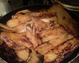 Foto del paso 2 de la receta: Pencas de acelga🌿 bbq🌶🍯 con crema🍶 de arroz🍚...🤔🤨😊
