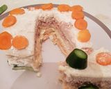 A picture of step 7 of Sandwich bread cake.