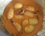 Foto langkah ke 6 dari resep Gulai Cumi Isi Tahu.