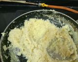 A picture of step 3 of Coconut burfi.