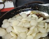 A picture of step 3 of Russian/ Chinese Idli.