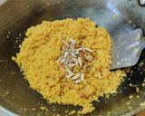 A picture of step 10 of Moong Dal Halwa.