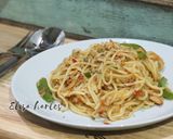 Foto langkah ke 4 dari resep Spicy tuna aglio olio.