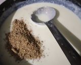 A picture of step 3 of Thandai Phirni.