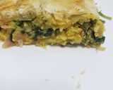 Foto del paso 6 de la receta: Quiche de coliflor, champiñones y jamón