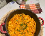 صورة لخطوة 1 من وصفة معكرونة بالصلصة Tagliatelle مع لحم مشوي بالفرن