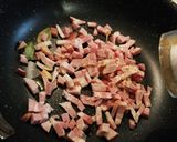 Medvehagymás, kecskesajtos carbonara #medvehagyma recept fázis 4 fotója