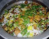 A picture of step 5 of Veg Biryani.