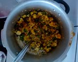 A picture of step 4 of Dum biryani.