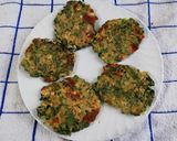Foto del paso 1 de la receta: Tortilla de acelga y arroz al pesto