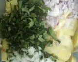 A picture of step 1 of Bhajia # deep fried snack #.
