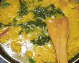 পাট পাতা দিয়ে ভাজা মুগডাল(paat pata diye bhaja moong dal recipe in Bengali) রেসিপির ধাপ 5 ছবি