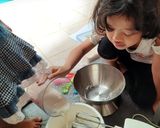 Foto langkah ke 1 dari resep Kue sarang laba laba.