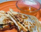A picture of step 10 of Easy and Quick Vegetarian Quesadilla.