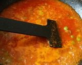 A picture of step 3 of Matar paneer.