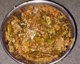 A picture of step 3 of Flat beans bhaji (sharvan ghevda).
