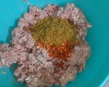 A picture of step 1 of Muthi Kabab/Gola Kabab.