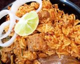 A picture of step 7 of Spicy Soya Biryani.