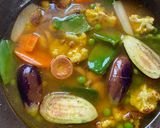 A picture of step 7 of Sabji Jhol / Wintry Veggie Jhol.