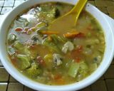 हरी सब्जियां और ओट्स सूप (hare sabjiyaan aur Oats soup recipe in hindi) रेसिपी चरण 6 फोटो
