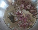 A picture of step 2 of Masala daliya.
