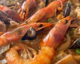 Foto del paso 7 de la receta: Arroz meloso de calamarchines, sepia y gamba roja