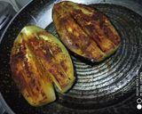 A picture of step 1 of Stuff brinjal with Parantha.