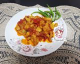 عکس مرحله 10 از دستور قلیه کدو سبز 😍😋
