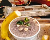 A picture of step 1 of Banana smoothie Bowl banana chia seeds smoothie Bowl.
