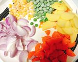 A picture of step 2 of Vegetables Pulao.