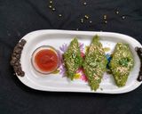 A picture of step 8 of Sprouts Moong  Dhokla.