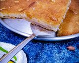 A picture of step 10 of Halawani Basbousa with Nuts 😋👌.