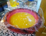 Foto del paso 4 de la receta: "Pastel de naranja, limón y coco"