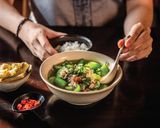Hình bước làm 2 của món Mâm cơm chay thường ngày 9