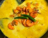 A picture of step 5 of Prawn Zafrani.