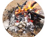 عکس مرحله 4 از دستور سیب زمینی ذغالی (آتیشی)