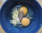 A picture of step 1 of Omelette with smoked fish.