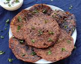 A picture of step 10 of Sago Flour Cheela With Vrat Ka Instant Dip.