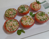 Foto del paso 4 de la receta: Tomates rellenos de tabulé