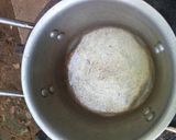 A picture of step 2 of Kunun hulba(fenugreek).