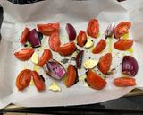 A picture of step 1 of Tomato Bisque.