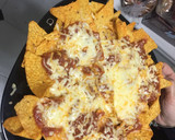 Foto del paso 4 de la receta: Nachos con salsa boloñesa al microondas