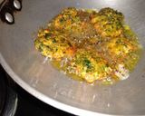 A picture of step 2 of Palak (Spinach)Pakoda.