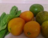 Foto langkah ke 1 dari resep Diet jus tomat sawi dan jeruk.