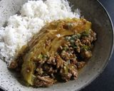 A picture of step 4 of Curry Flavoured Stewed Cabbage & Beef Mince.