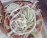 A picture of step 5 of Zinger burger.