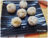 A picture of step 6 of Desiccated Coconut Laddoo.