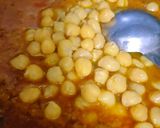 A picture of step 10 of Chole curry.