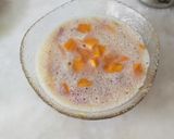 A picture of step 1 of Mango omelette/delicious breakfast recipe.