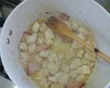 Foto del paso 3 de la receta: Tallarines integrales con crema de pollo y hongos